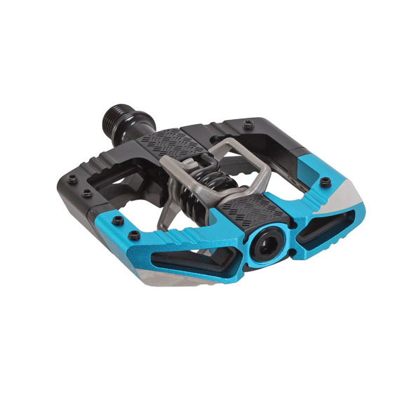 Crankbrothers Mallet E LS Pedals, Blue/Black  NLA