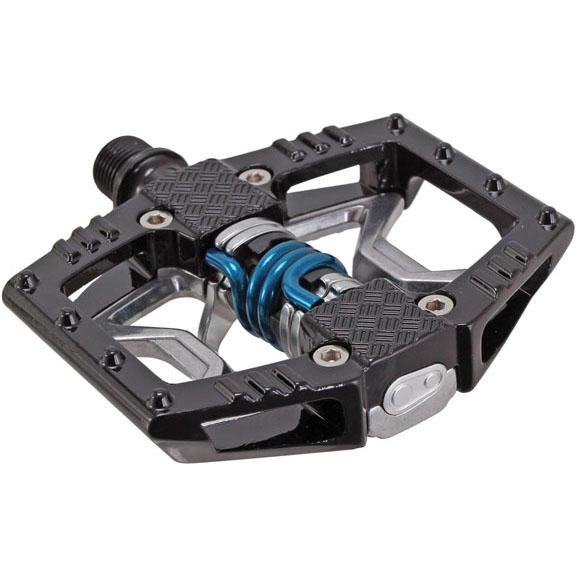 Crankbrothers Double Shot 2 Hybrid Pedals, Black/Raw