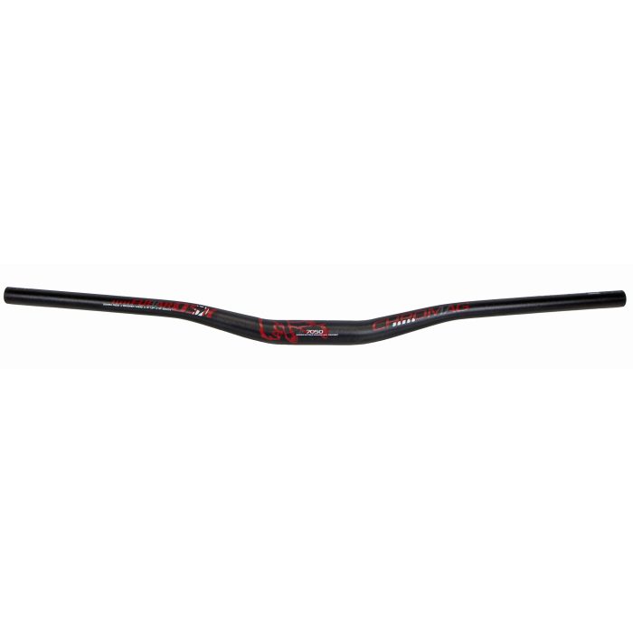 Chromag Fubars OSX Bar, (31.8) 25mm/800mm Blk/Red NLS