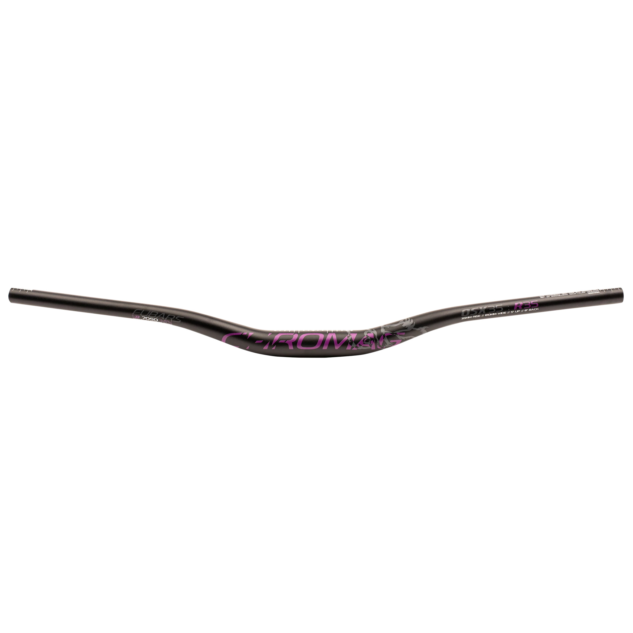 Chromag Fubars OSX 35 Bar, (35.0) 25mm/800mm Blk/Purp NLS