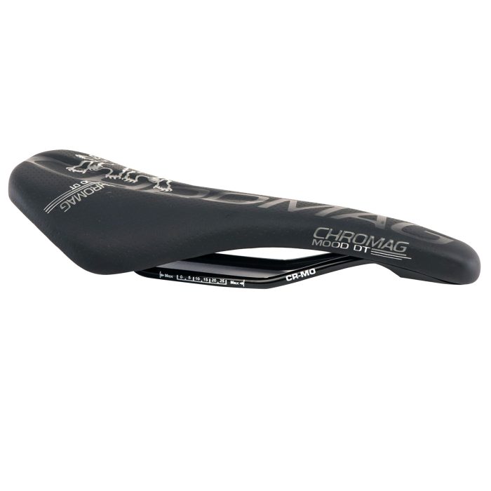 Chromag Mood DT Saddle, CrMo Rails - Black/Gray
