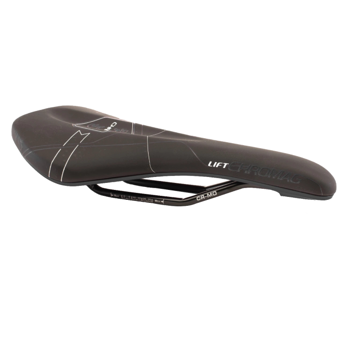 Chromag Lift Saddle, Synth Top, CrMo Rails - Black/Gray