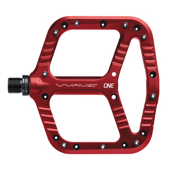 OneUp Components Wave Platform Pedals, Red