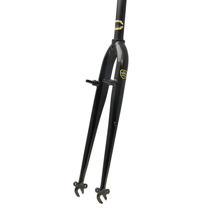Soma Straight Blade CX Cantilever Fork, 1-1/8", Black