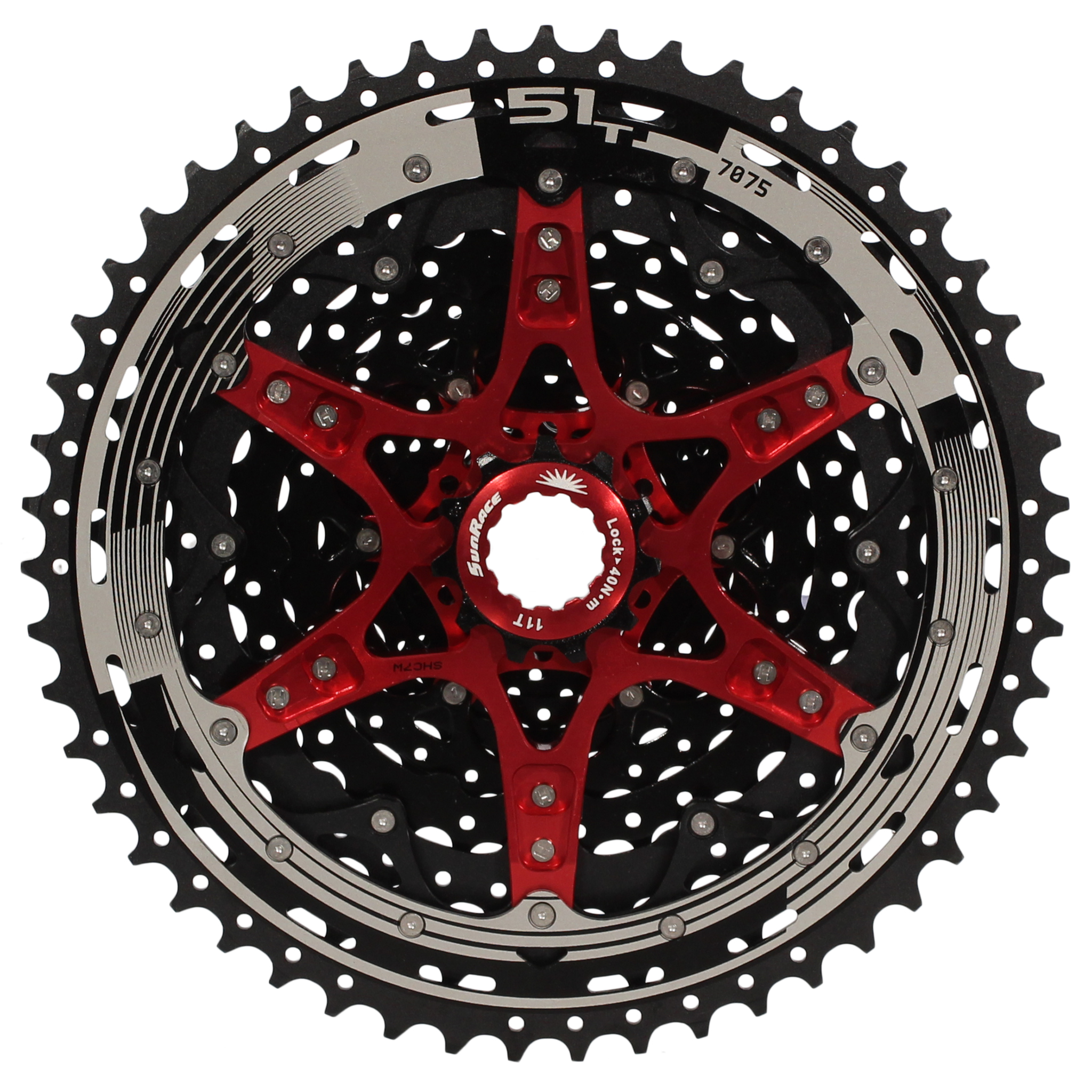 Sunrace CSMZ903 12sp Cassette, 11-51t - Black - Imagen 2