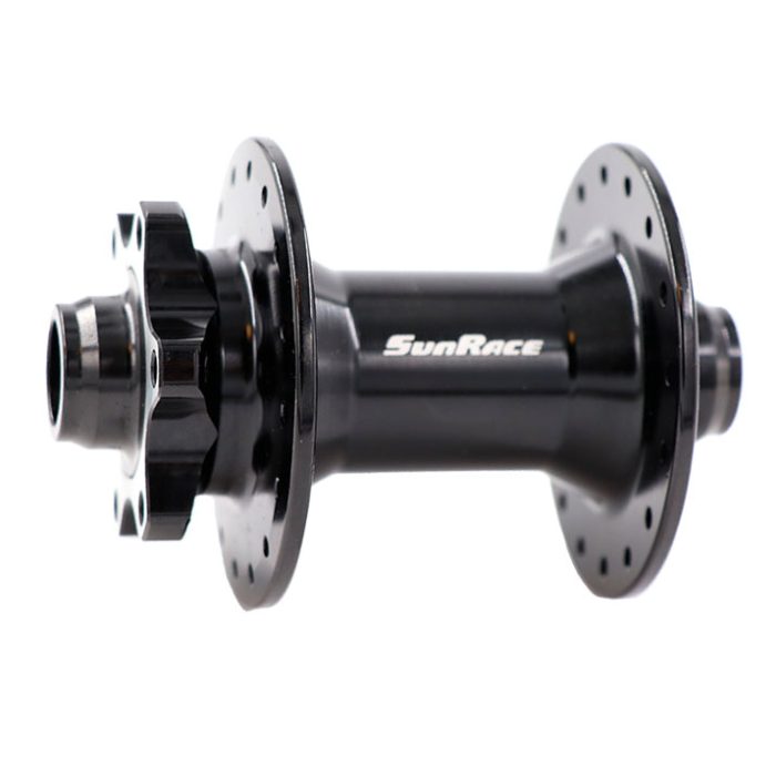 Sunrace MX82 6B Disc Front Hub, Black NLS