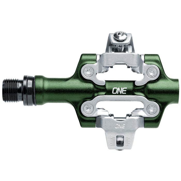 OneUp Components XC Clip Pedals, CrMo, Dark Green