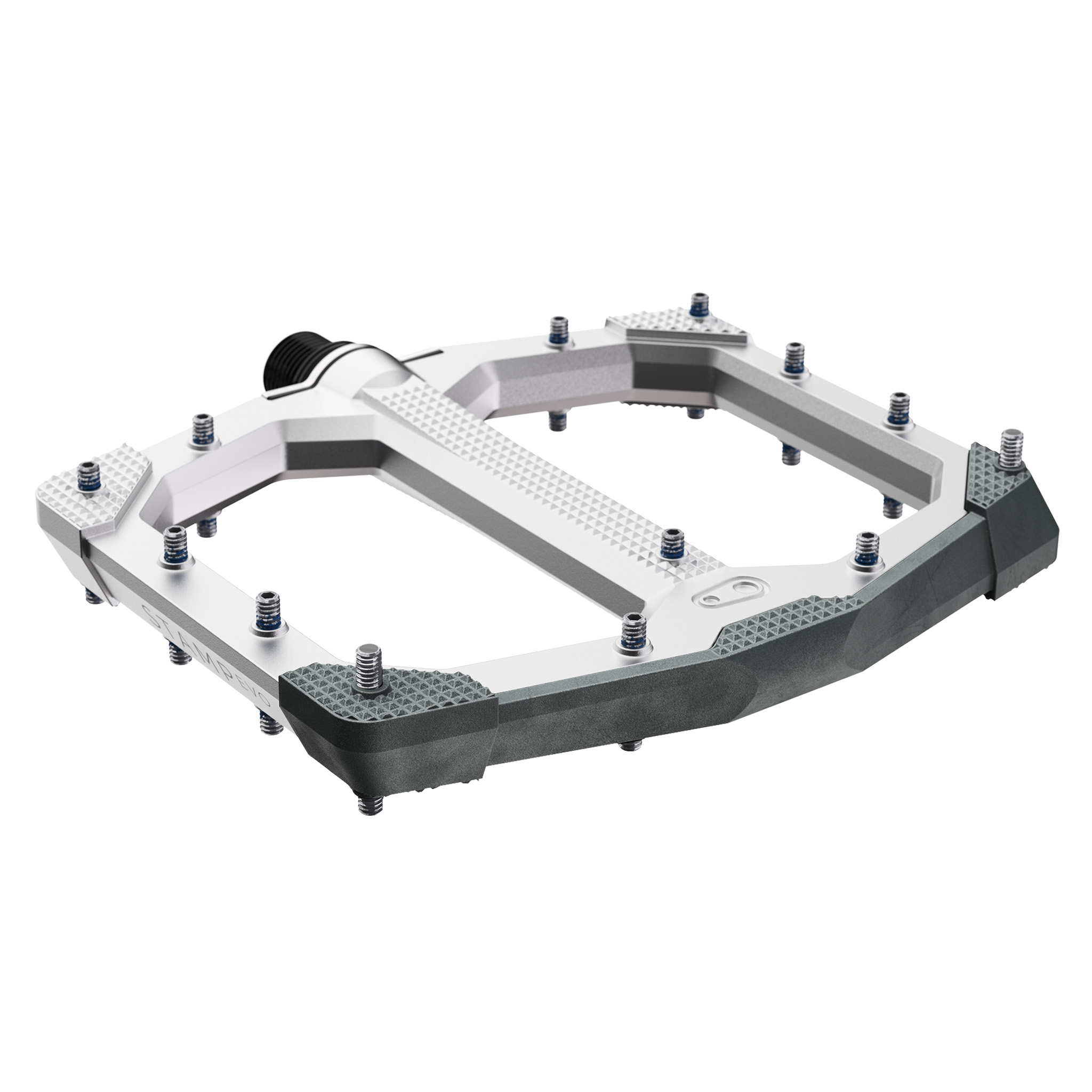Crankbrothers Stamp Evo Large Platform Pedals, Silver