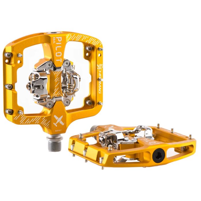 Chromag Pilot BA SPD Pedals, Gold