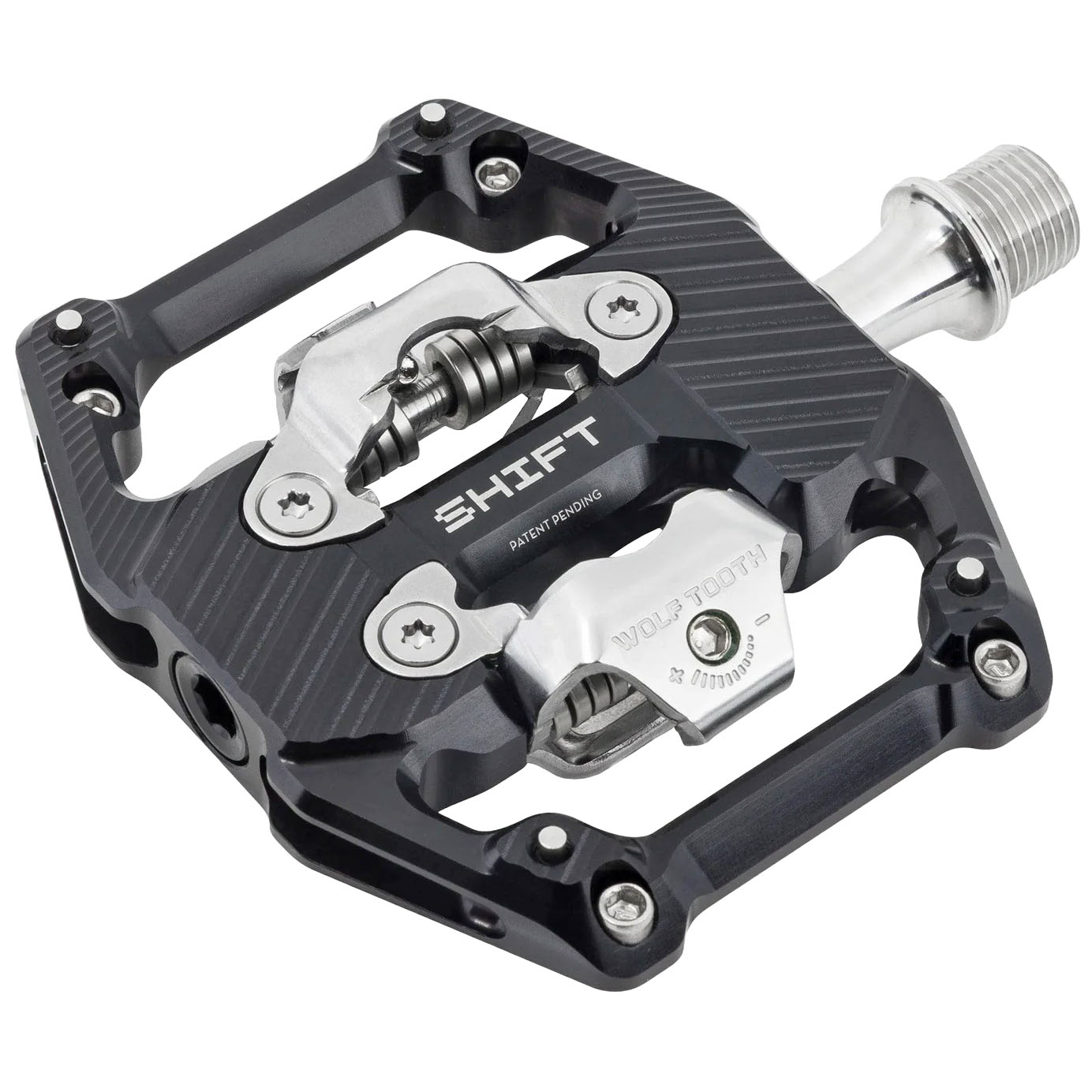 Wolf Tooth Components SHIFT Downhill Clipless Pedal, Black