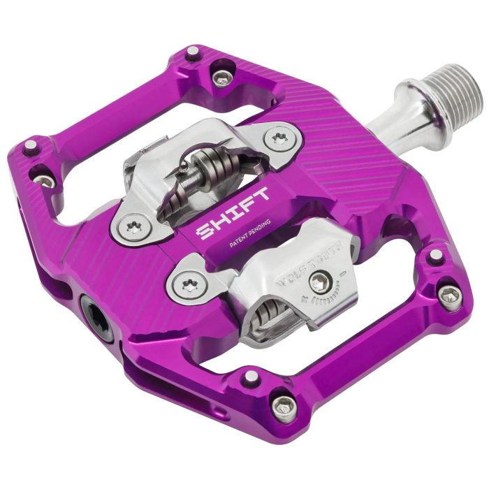 Wolf Tooth Components SHIFT Downhill Clipless Pedal, Ultraviolet Purple