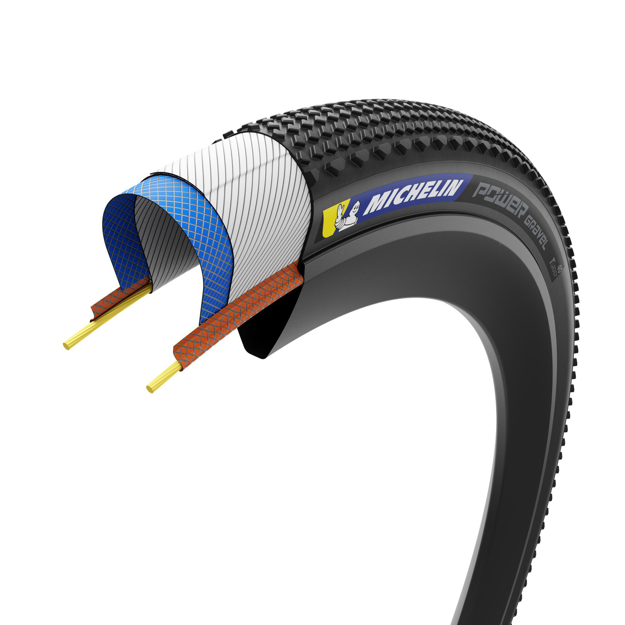 Michelin Power Gravel Black TS TLR V2, 700X47, Classic - Imagen 2